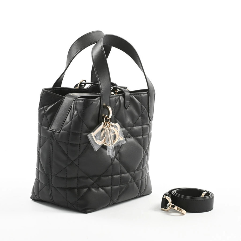 Dior  Tote Christian Handbag Toujours Vertical Bag Black